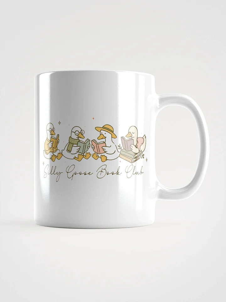 Silly Goose Book Club Glossy Mug product image (2)