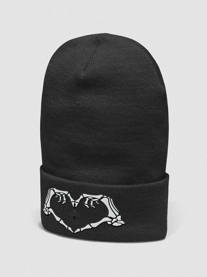 skeleton heart hand spider beenie product image (11)
