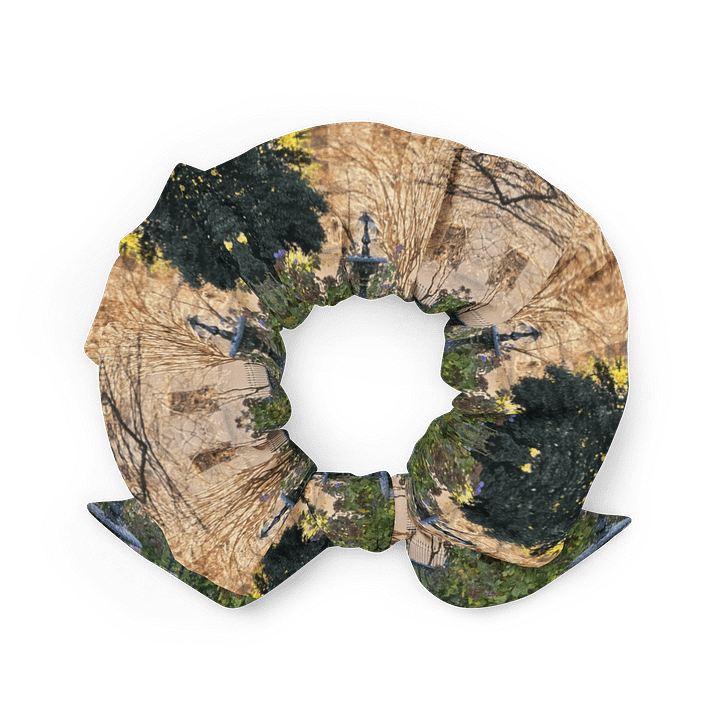 Purple Flower Water Fountain Scrunchie product image (2)