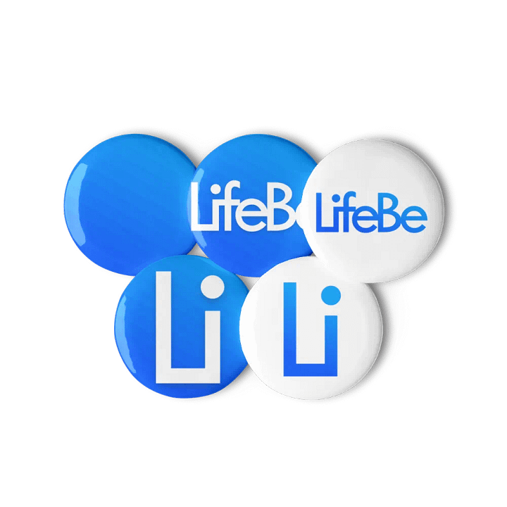 LifeBe Set of Pin Buttons product image (3)