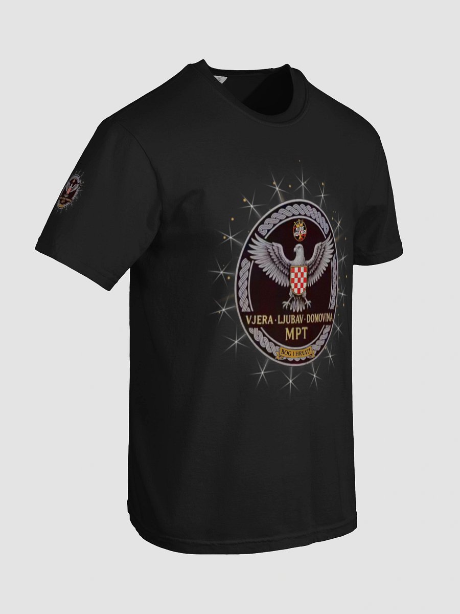 PNB Crowned Boss Vjera ljubav domovina T-Shirt product image (23)