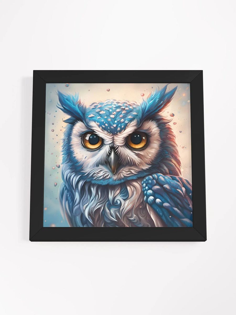 Framed Blue Owl Poster product image (30)