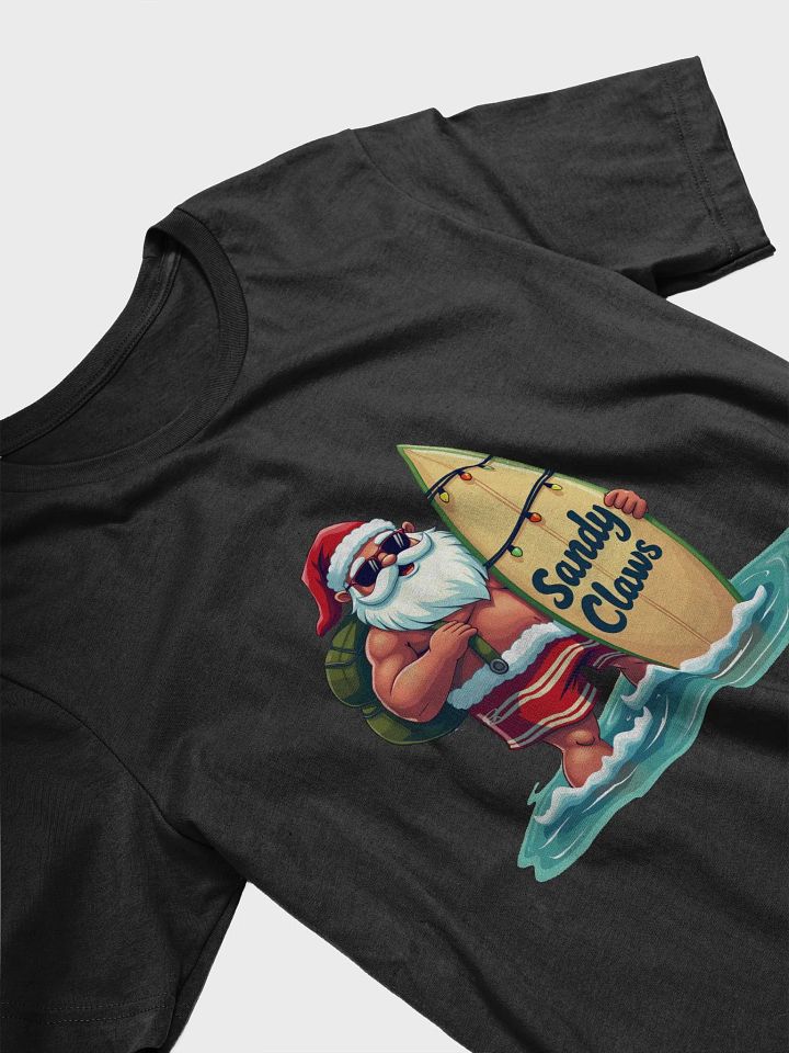 Sandy Claws, Santa Surfer T-Shirt product image (2)