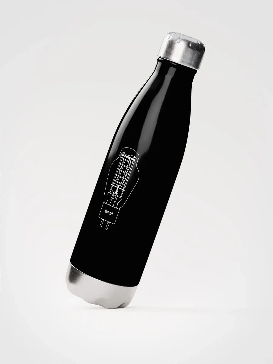 iyagi 300B Tube Stainless Steel Water Bottle (black) product image (2)