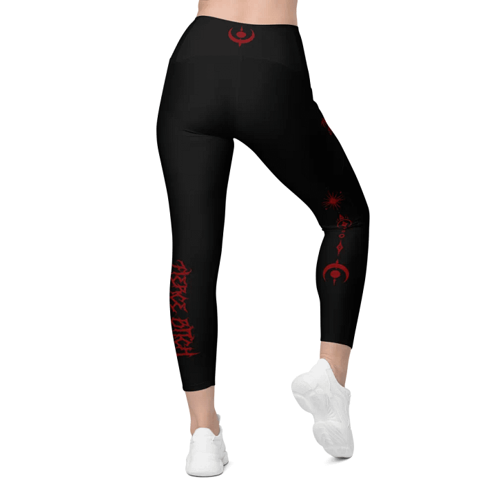 Fierce Bitch All-Over Print Crossover Leggings product image (2)