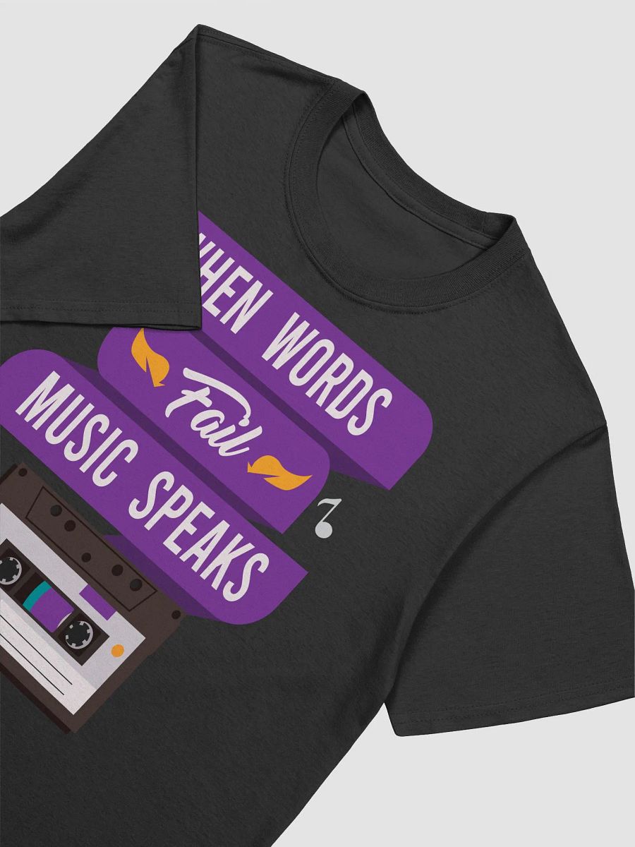 Music Speaks Unisex Graphic Tee product image (3)