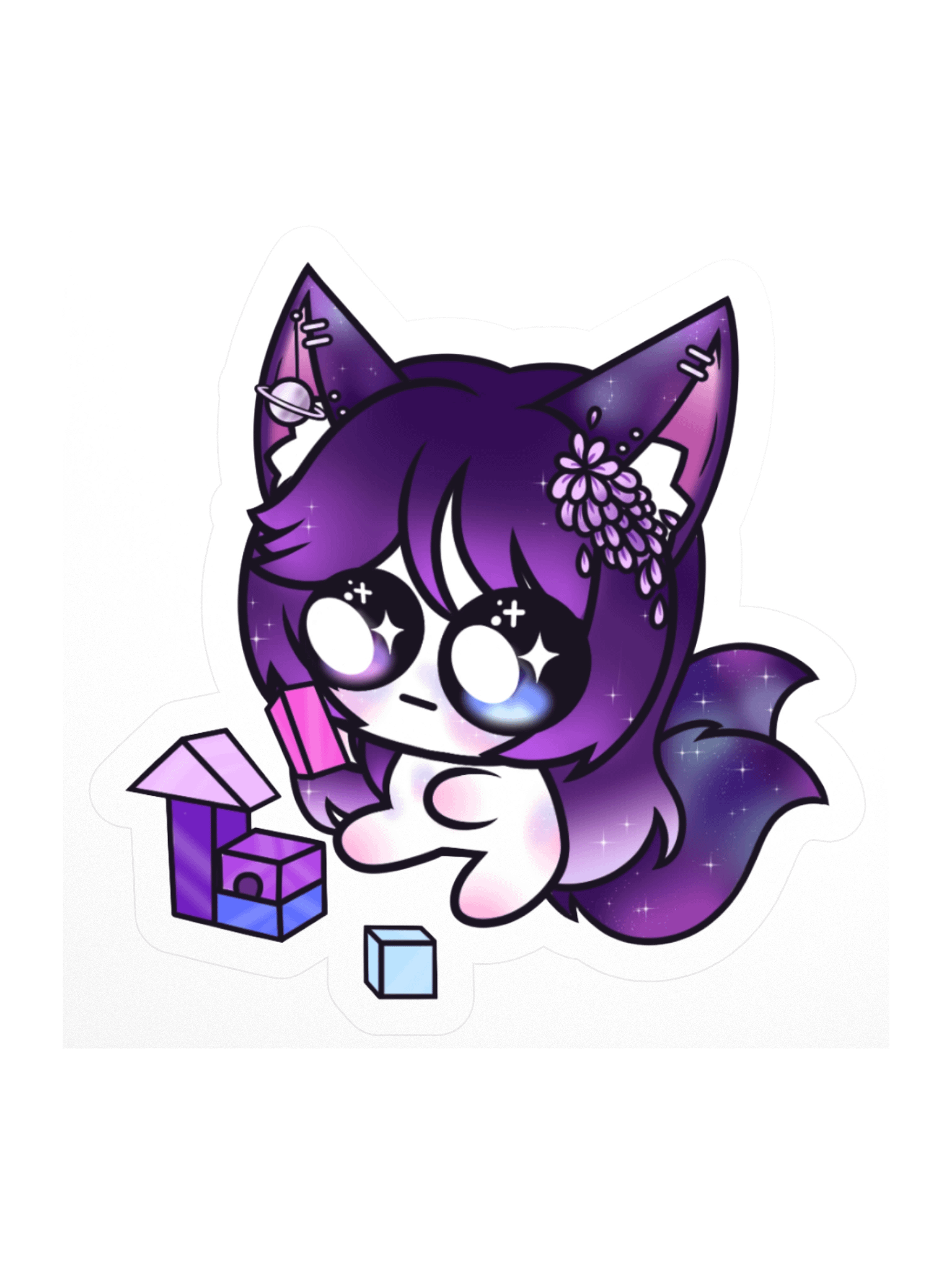 Miss Ravey Bwocks Sticker product image (2)