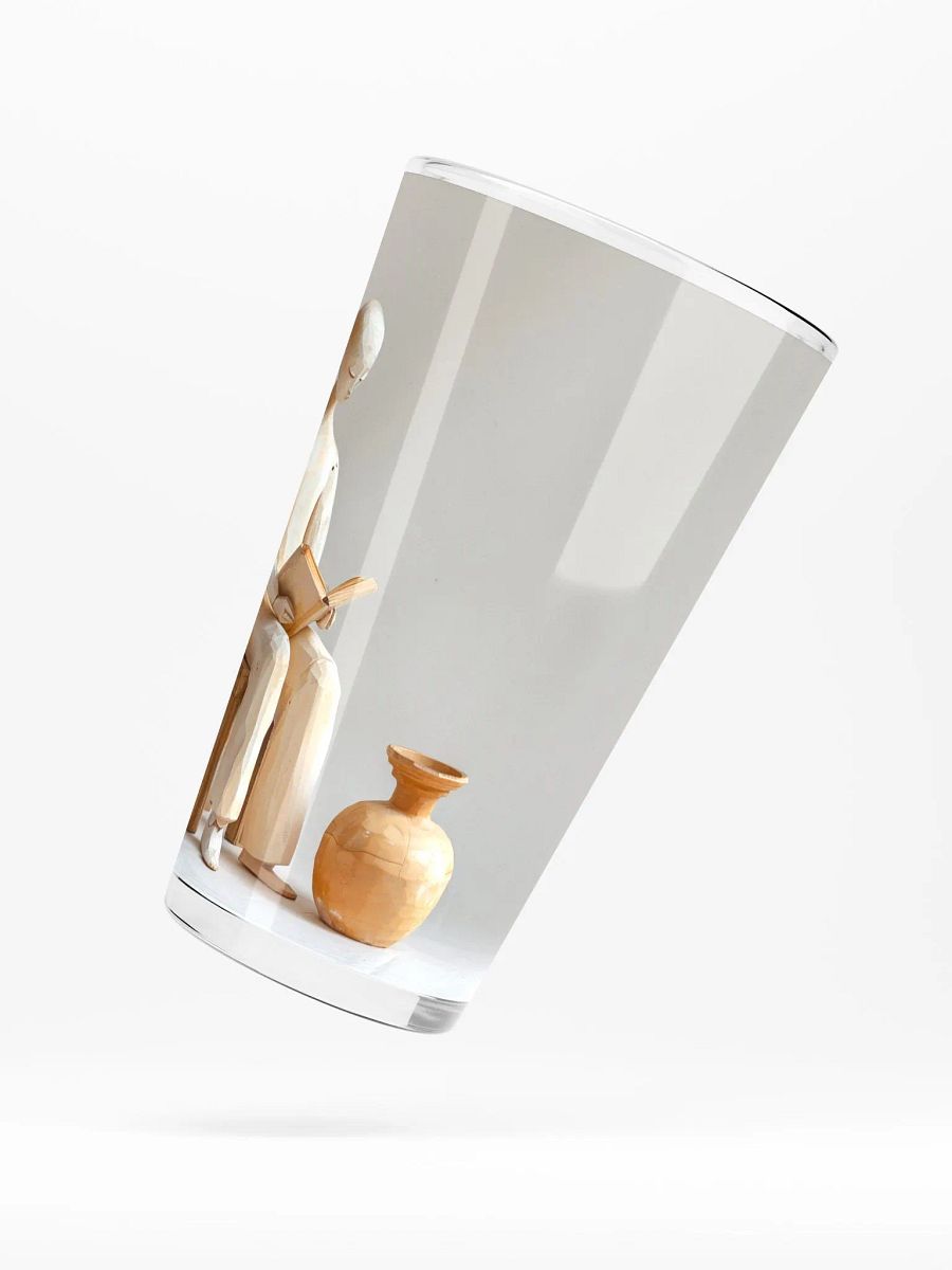 Shaker Pint Glass by Allcolor-We are all wooden people 001 product image (5)
