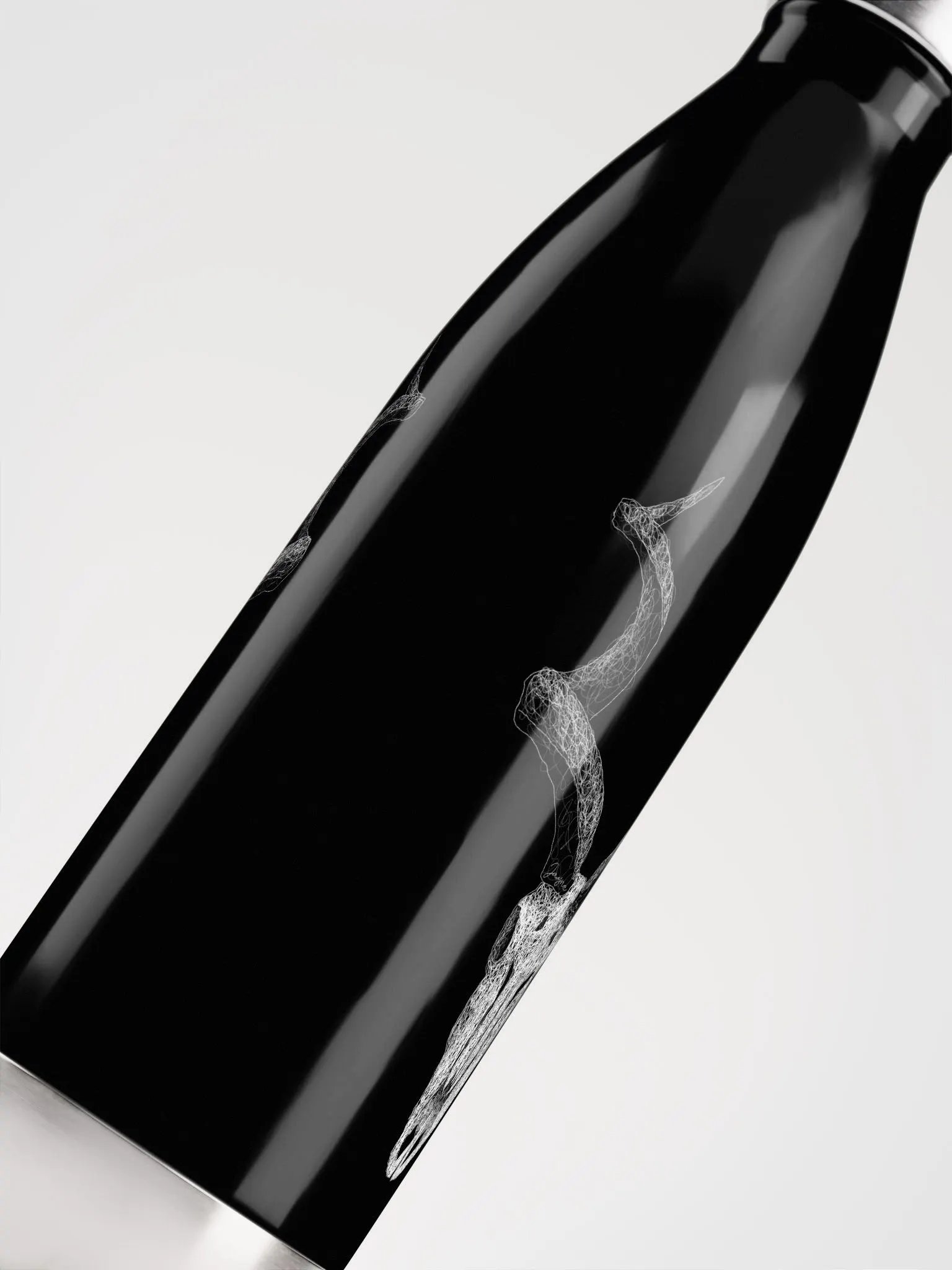 Kudu Skull Stainless Steel Water Bottle product image (6)