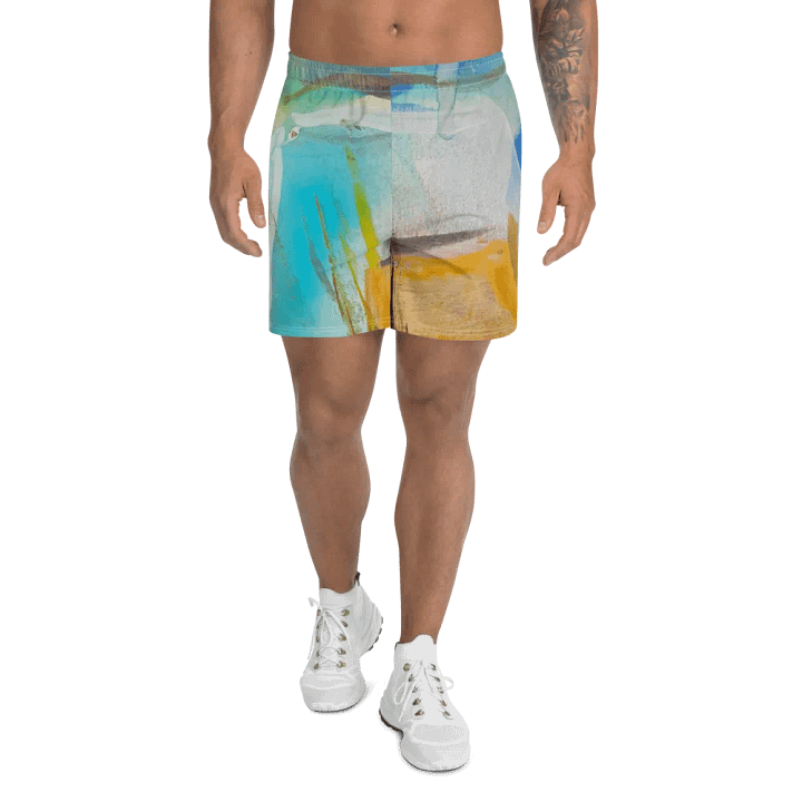 original artwork printed on sports shorts, eyecatcher product image (1)