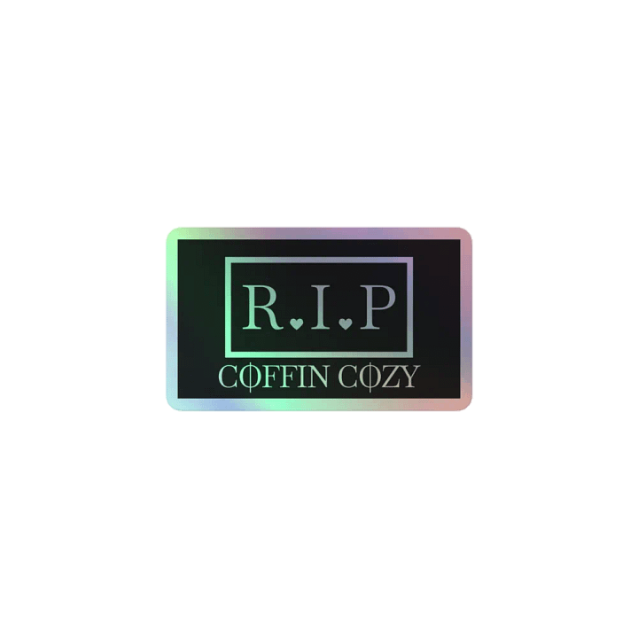 Rest in Peace Banner Holographic Sticker product image (2)