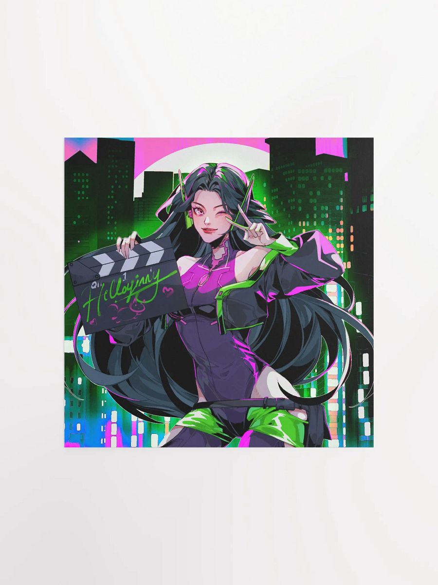 Neon Illusion Poster - Matte product image (1)