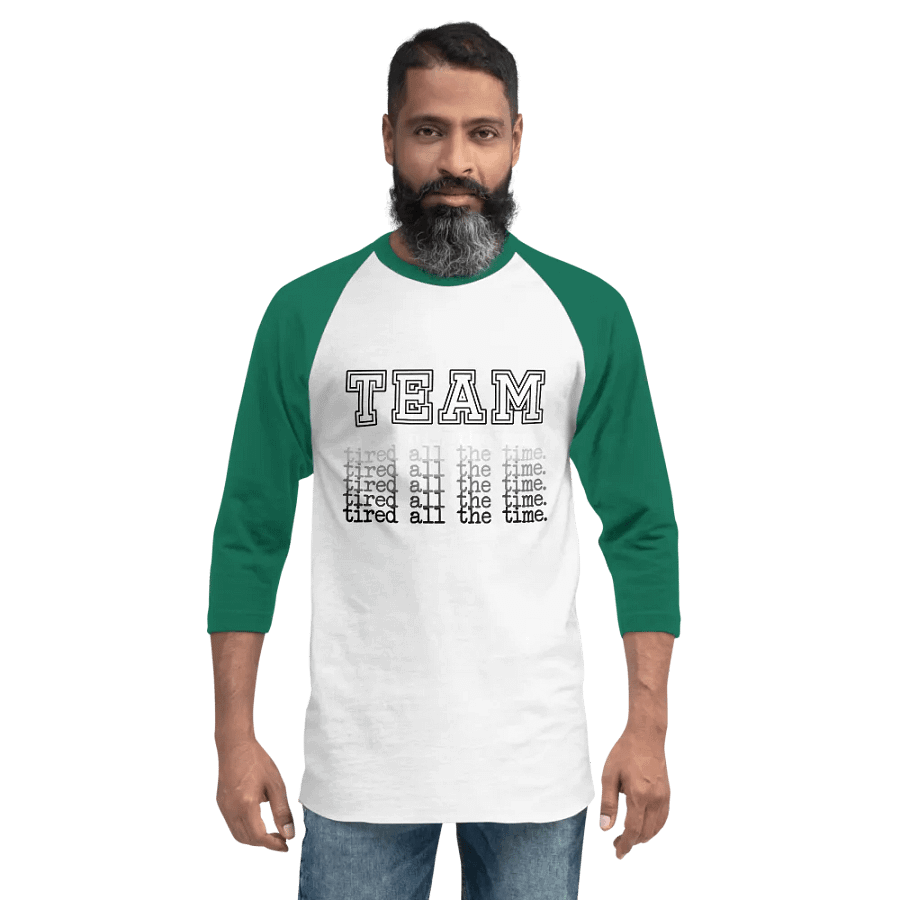 Tired All the Time Raglan Tee product image (7)