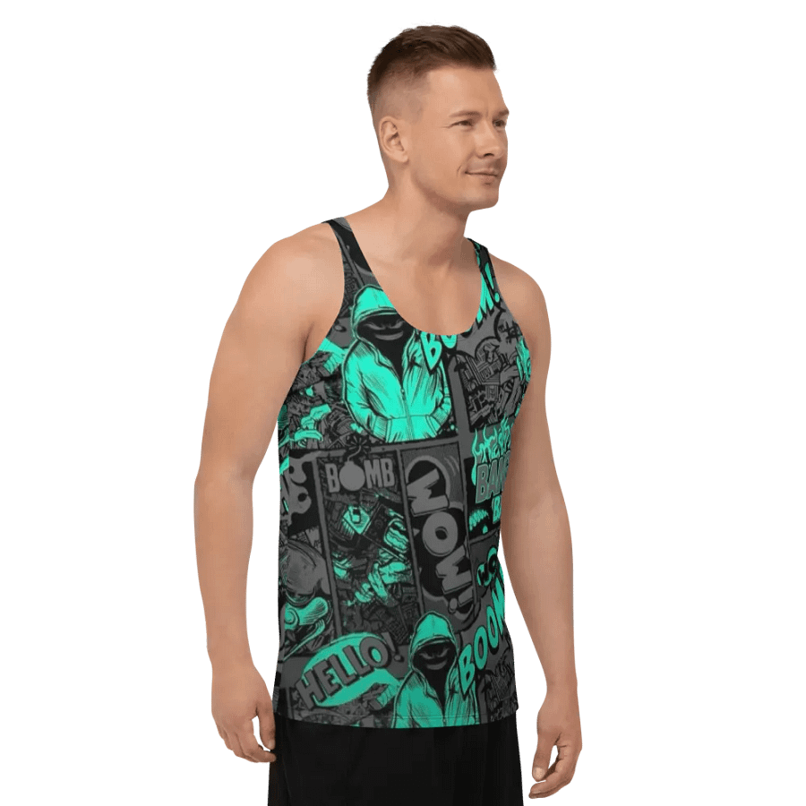 Urban Vibes Comic Tank Top product image (10)