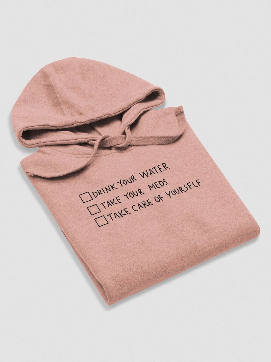 !reminder hoodie 2.0 embroidered (black lettering) product image (5)
