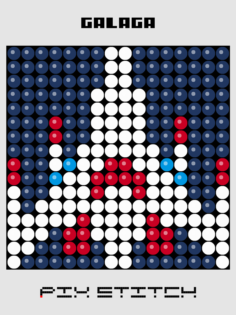 Galaga Pixel Art product image (1)