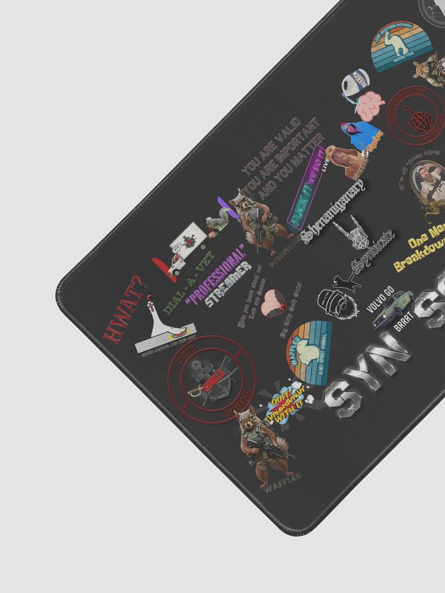 Sticker Bombed Desk Mat Small product image (2)