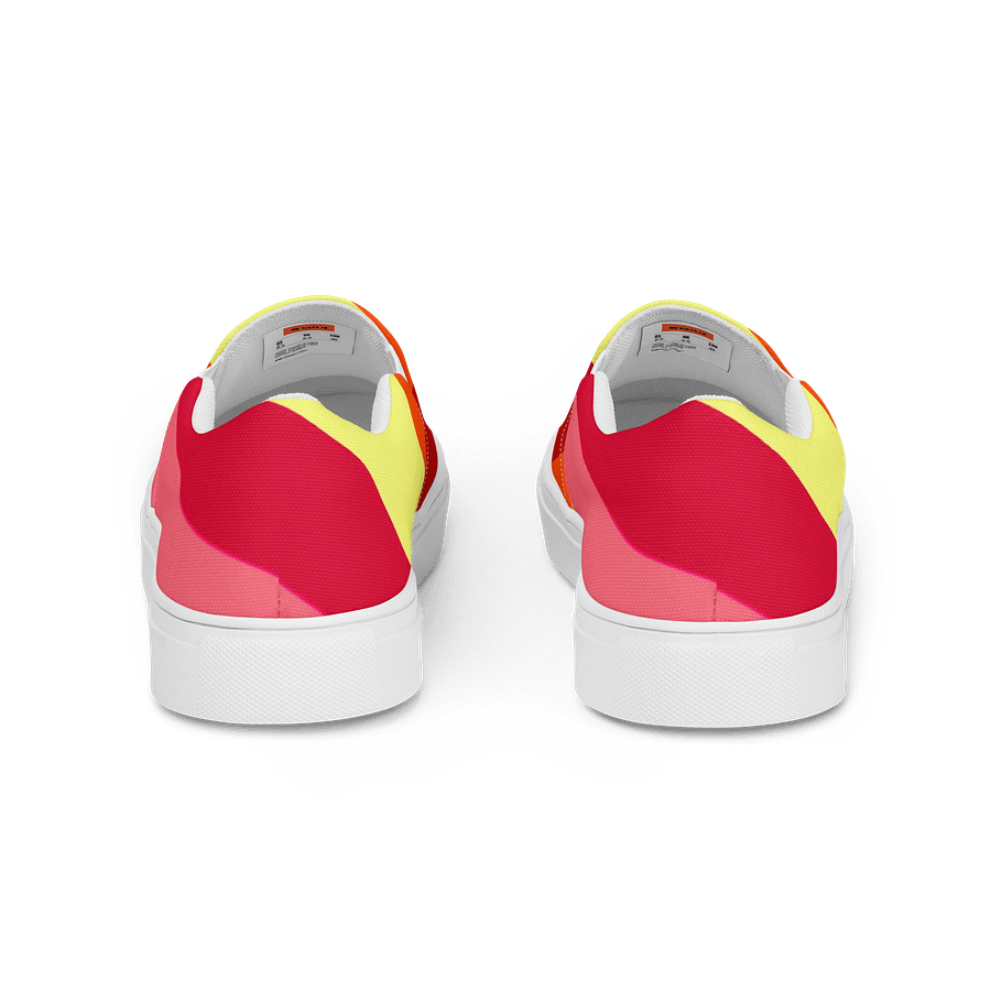 OKSI67670 Orange Alphanumeric Women's Slip-On Shoes product image (4)