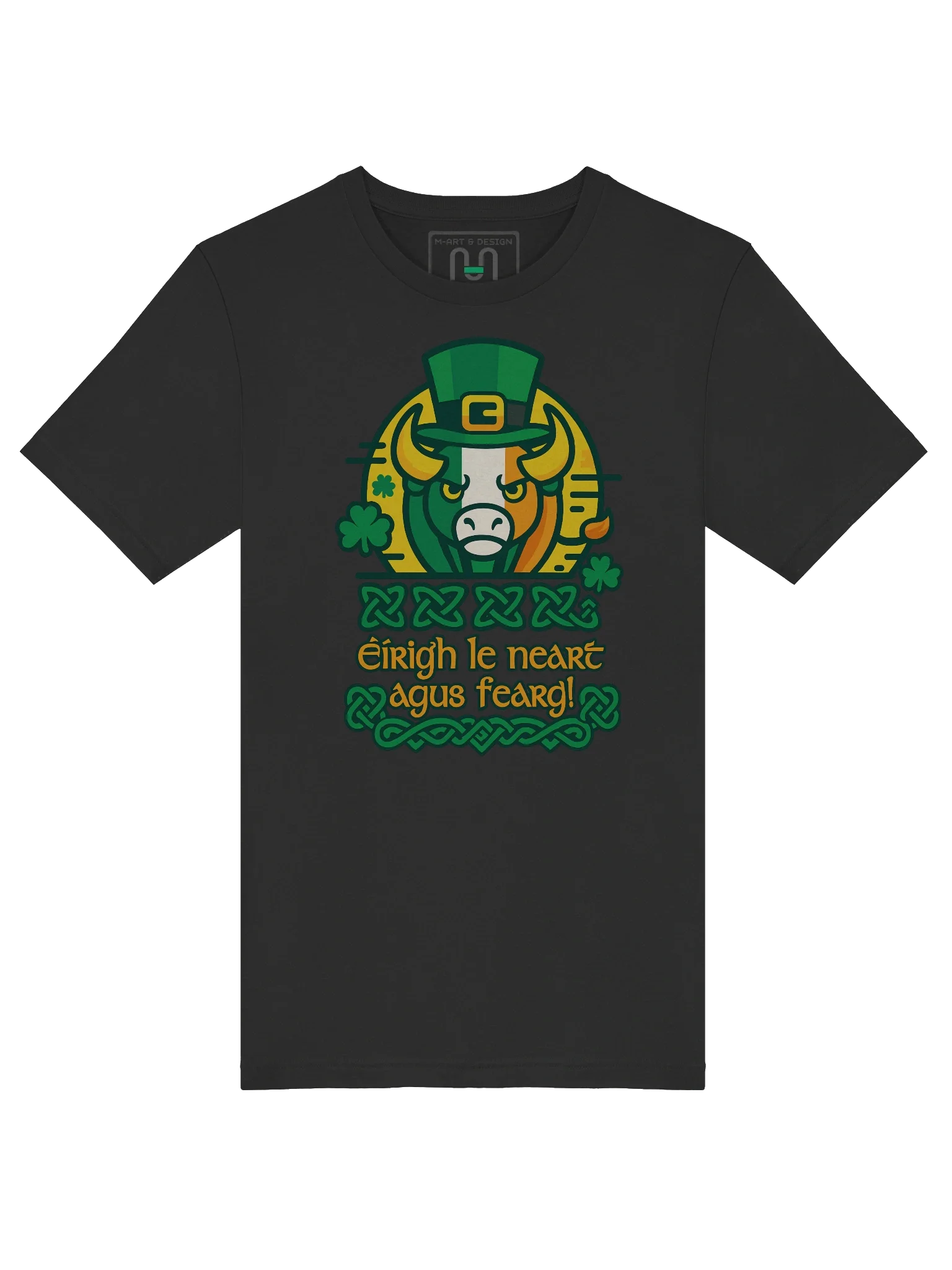 Éirigh Power Tee – Celtic Fury Meets Street Art Swagger" product image (5)