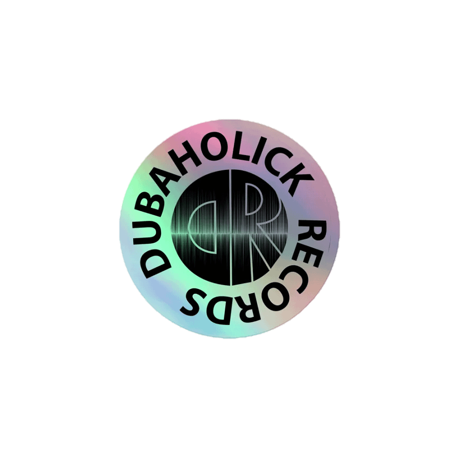 DR Circle Monogram Holographic Sticker Set product image (1)