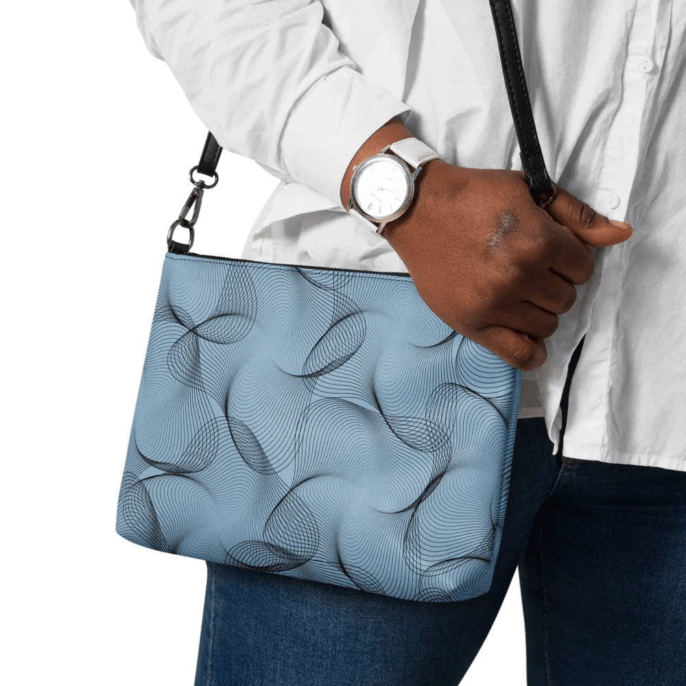 Swirling sacred geometry Crossbody Bag for chic ladies moms friends product image (11)