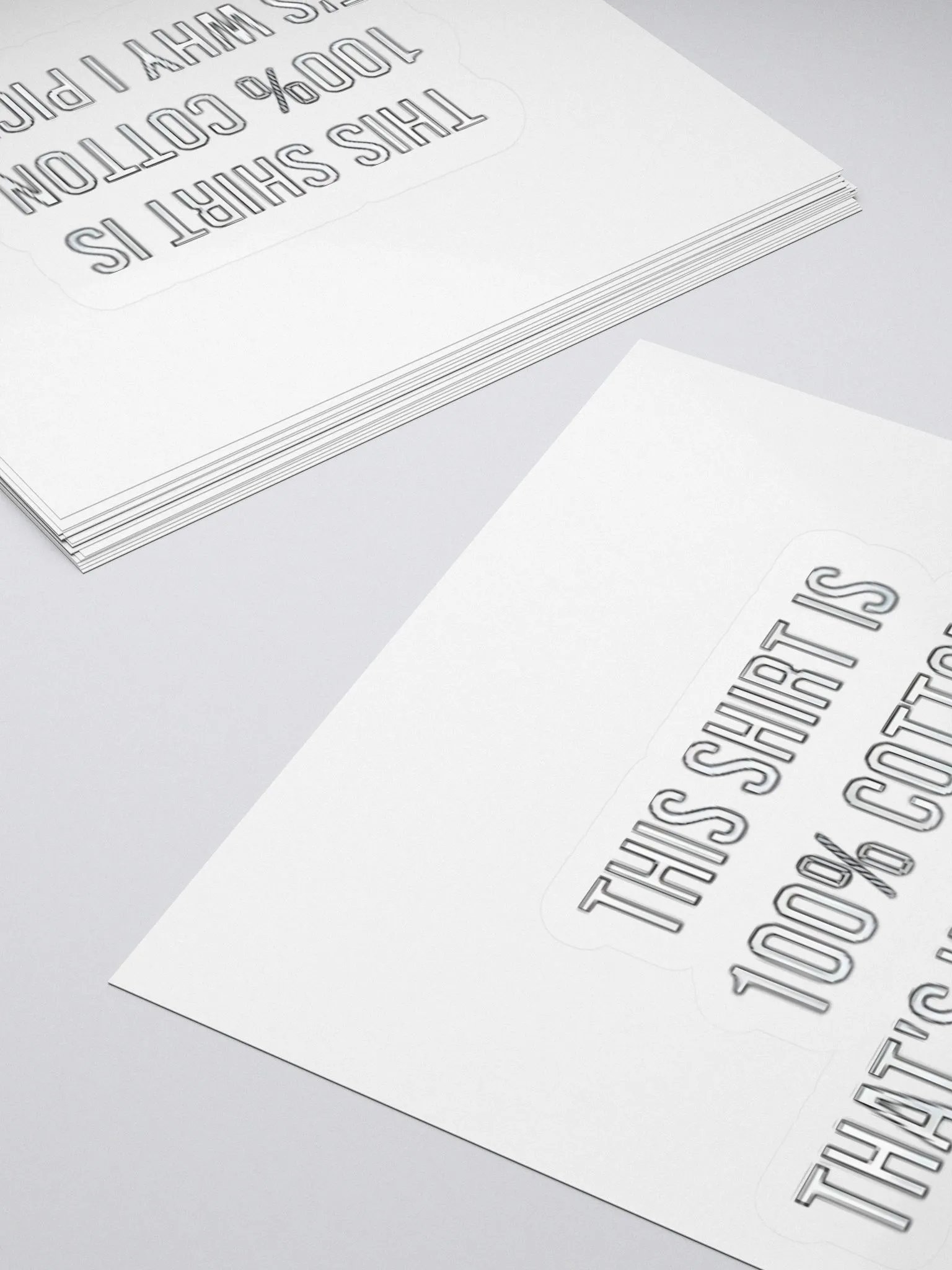 This Shirt Is 100% Cotton That's Why I Picked It Sticker product image (4)