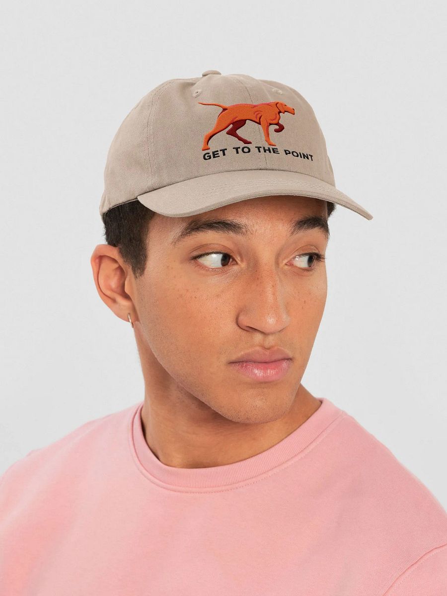 Get to the Point Classic Dad Hat(Embroidered) of a Vizsla product image (35)