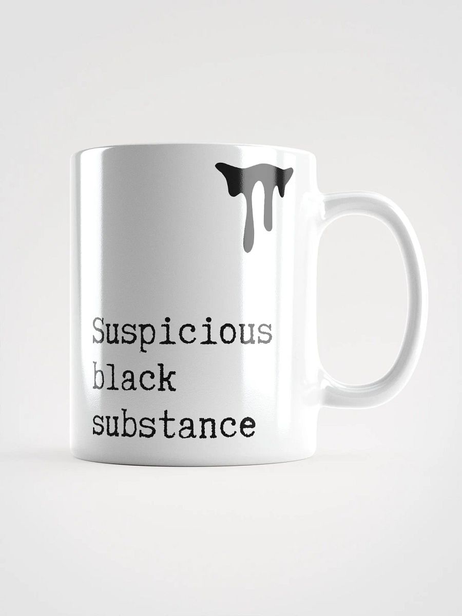Suspicious Black Substance True Crime Coffee Mug product image (2)