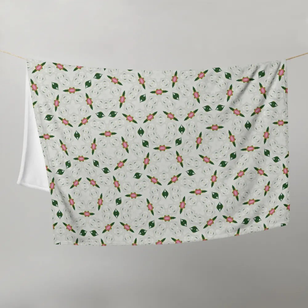 Unique Lips & Eyes Circular Pattern Throw Blanket product image (12)