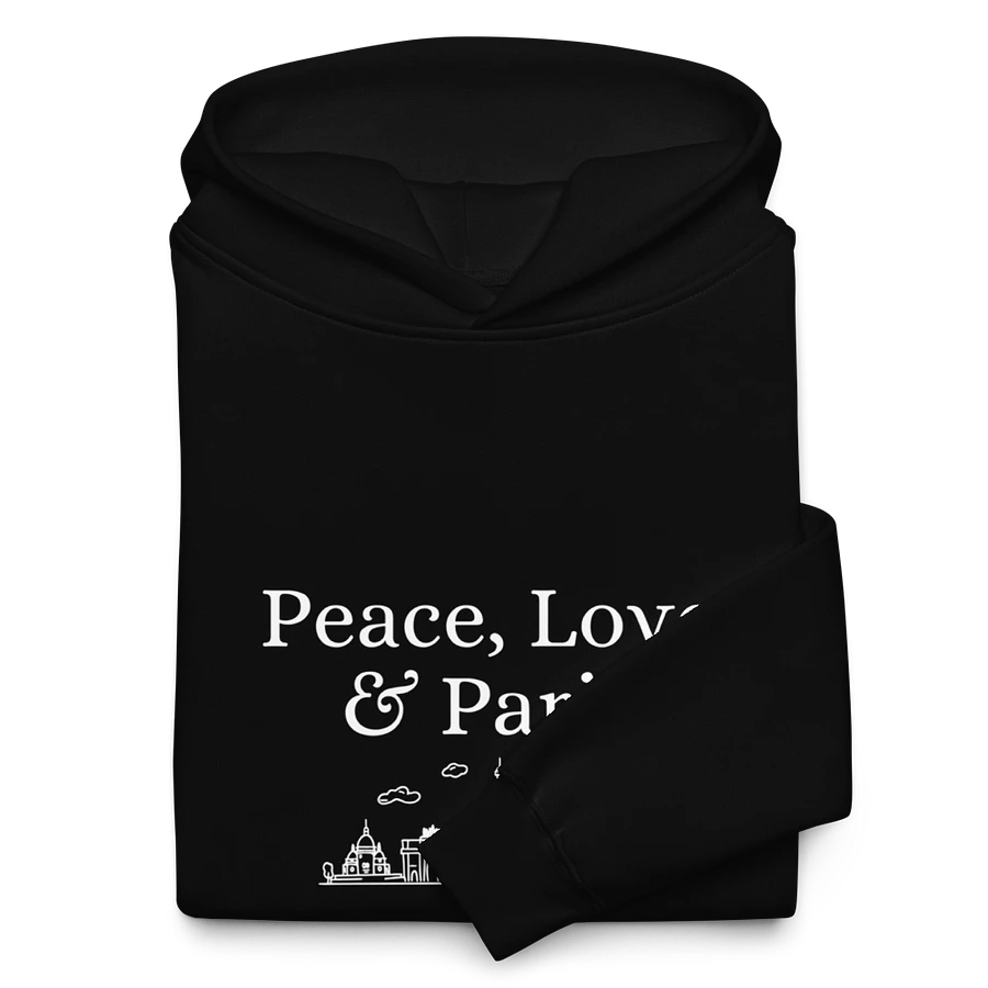 Peace, Love and Paris with Monuments Unisex Oversized Hoodie product image (10)