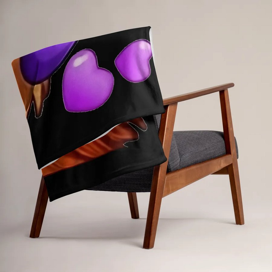 Playful dog Throw Blanket product image (15)