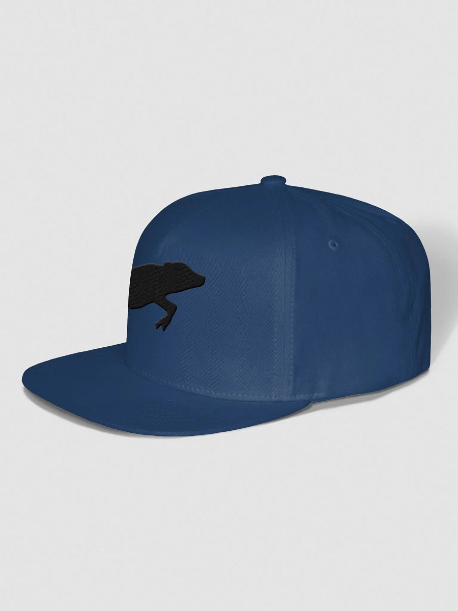 Leaping Pig Logo DARK (Yupoong Flat Snapback Cap) product image (10)