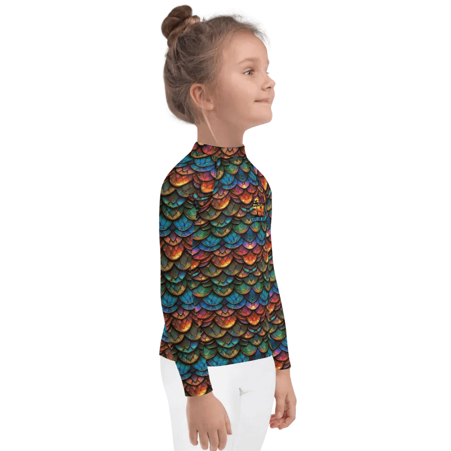 Wild Dragon Scale Kids Rash Guard #3 product image (6)