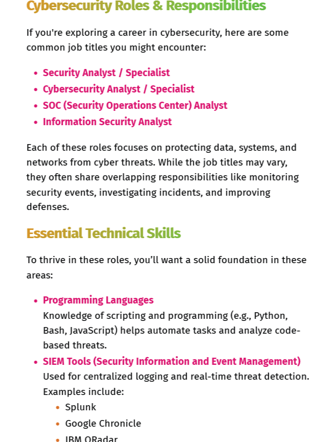 Google Cyber Security Professional Certificate Study Notes (Unofficial) product image (2)