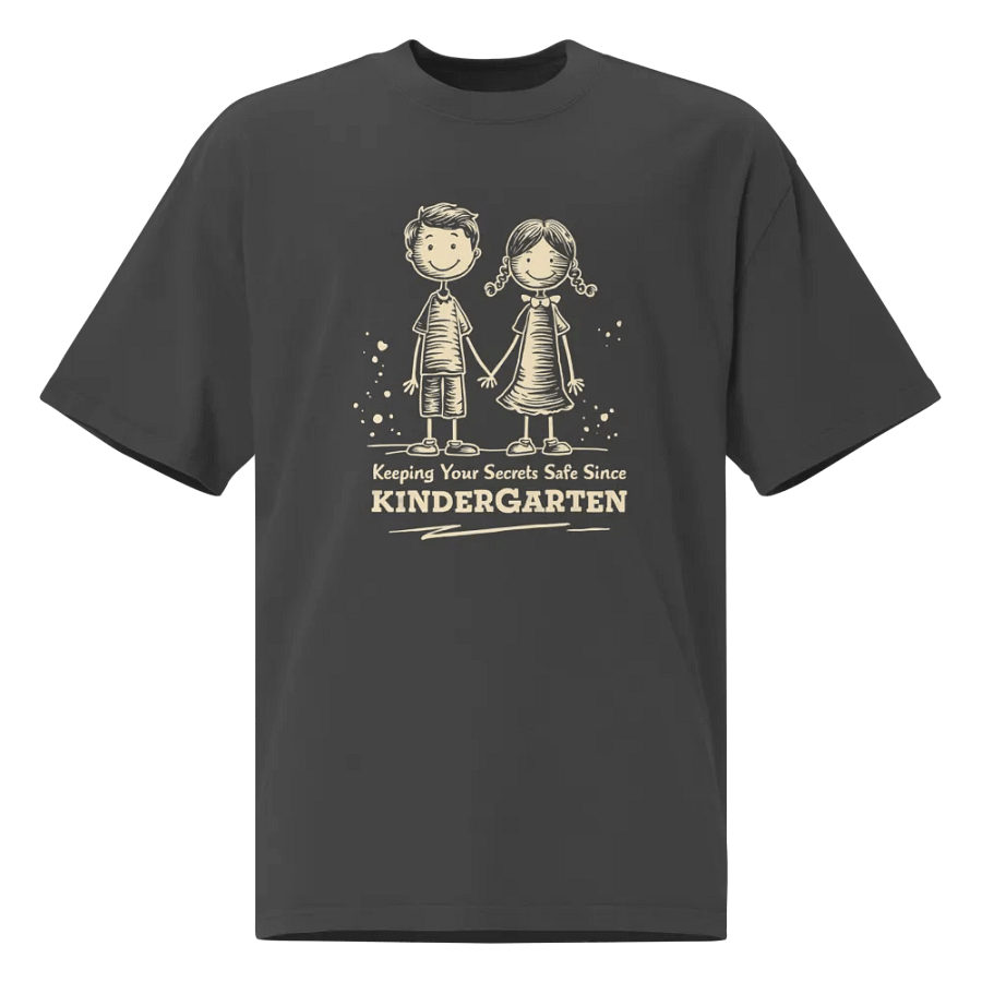 Keeping Your Secrets Safe Since Kindergarten T-Shirt – Cute Friendship Tee product image (1)