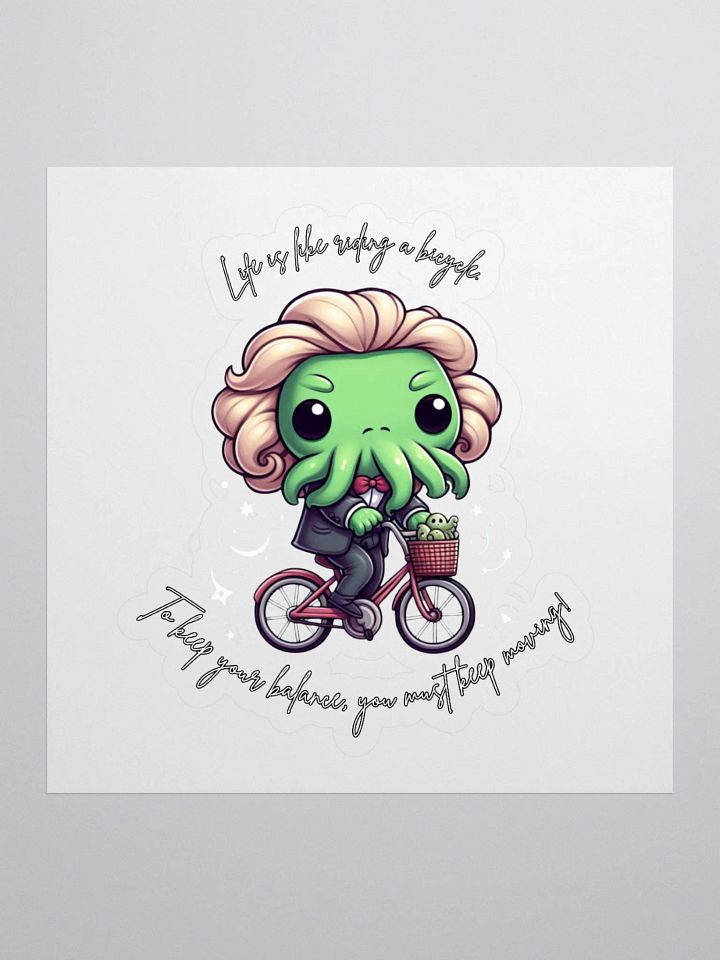 Keep Moving Cthulhu Sticker! product image (1)