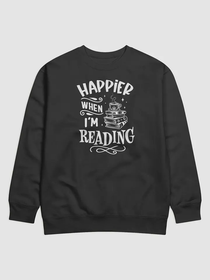 Happier When I'm Reading Hoodie product image (1)