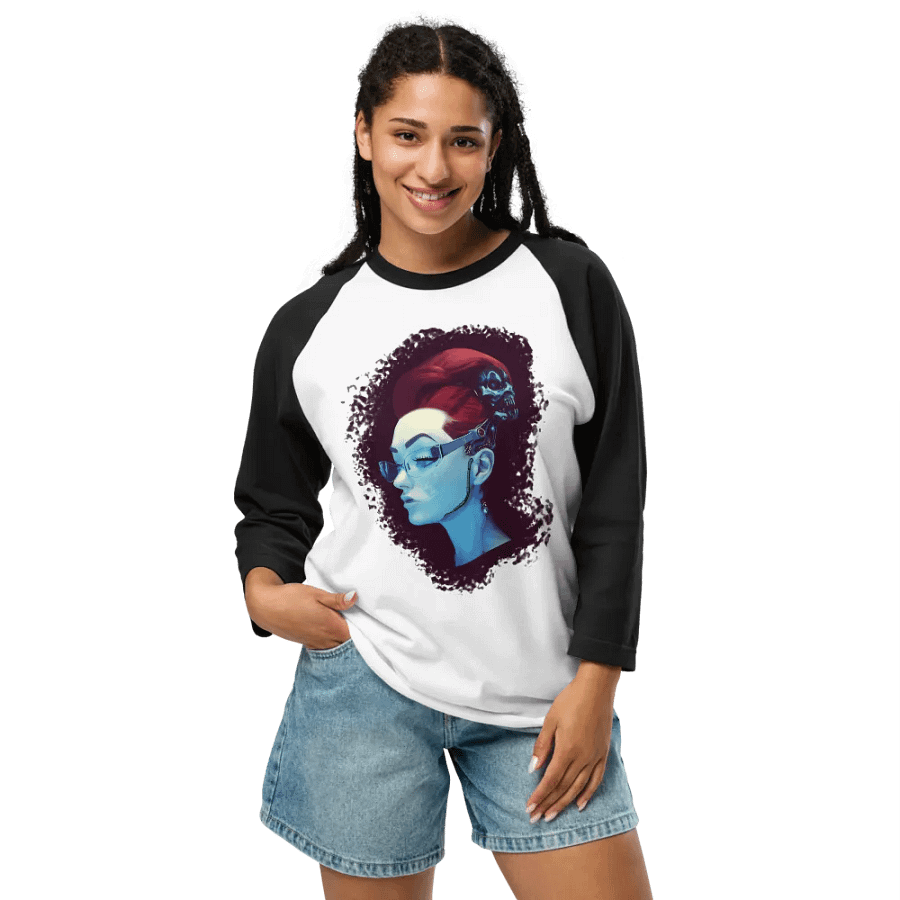 Lex in Blue Baseball Shirt product image (7)