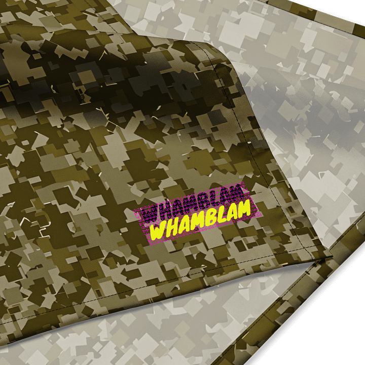 Geometric Green Camo All-Over Bandana product image (4)