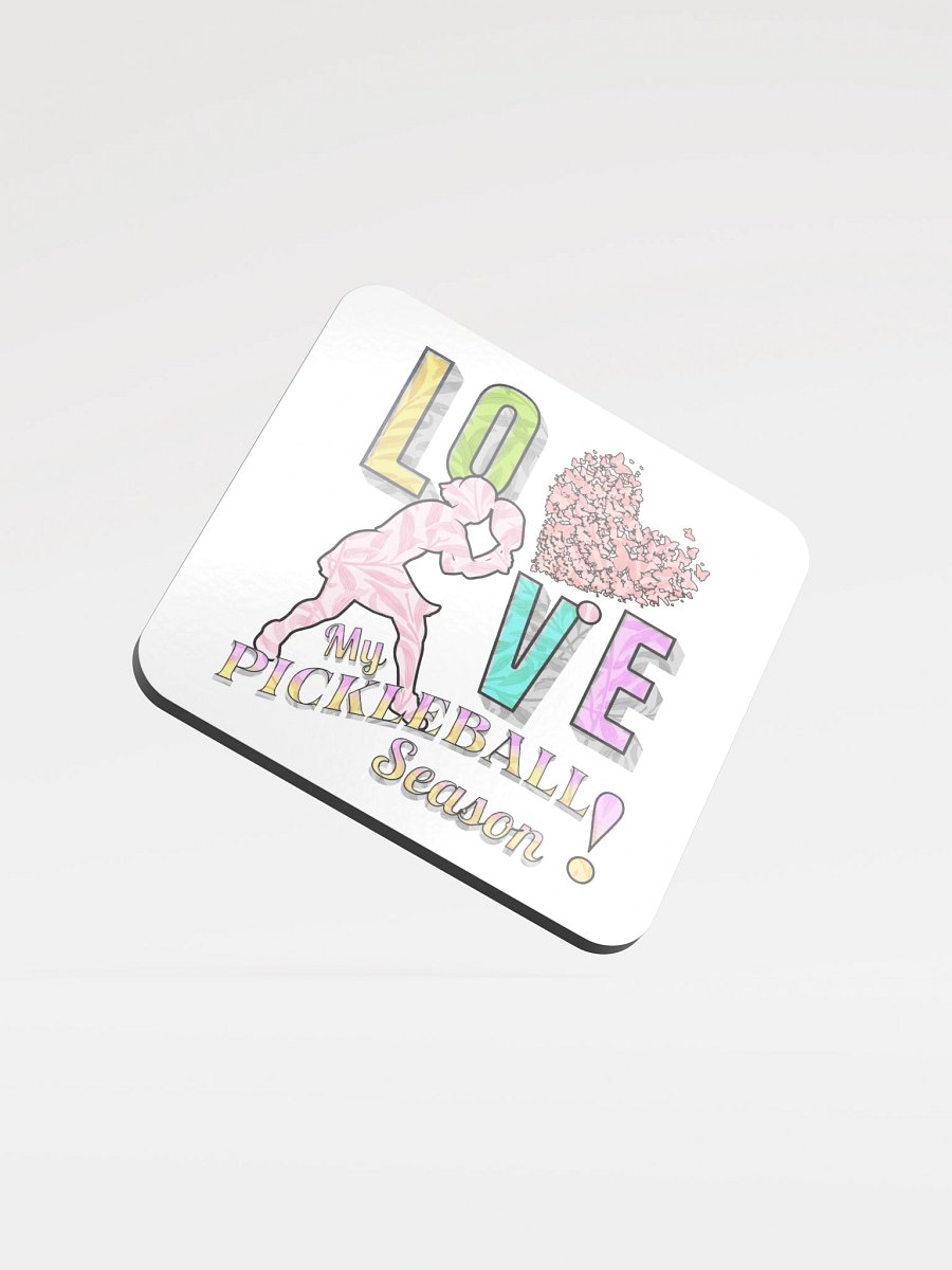 Love My Pickleball Season Female Coaster product image (2)