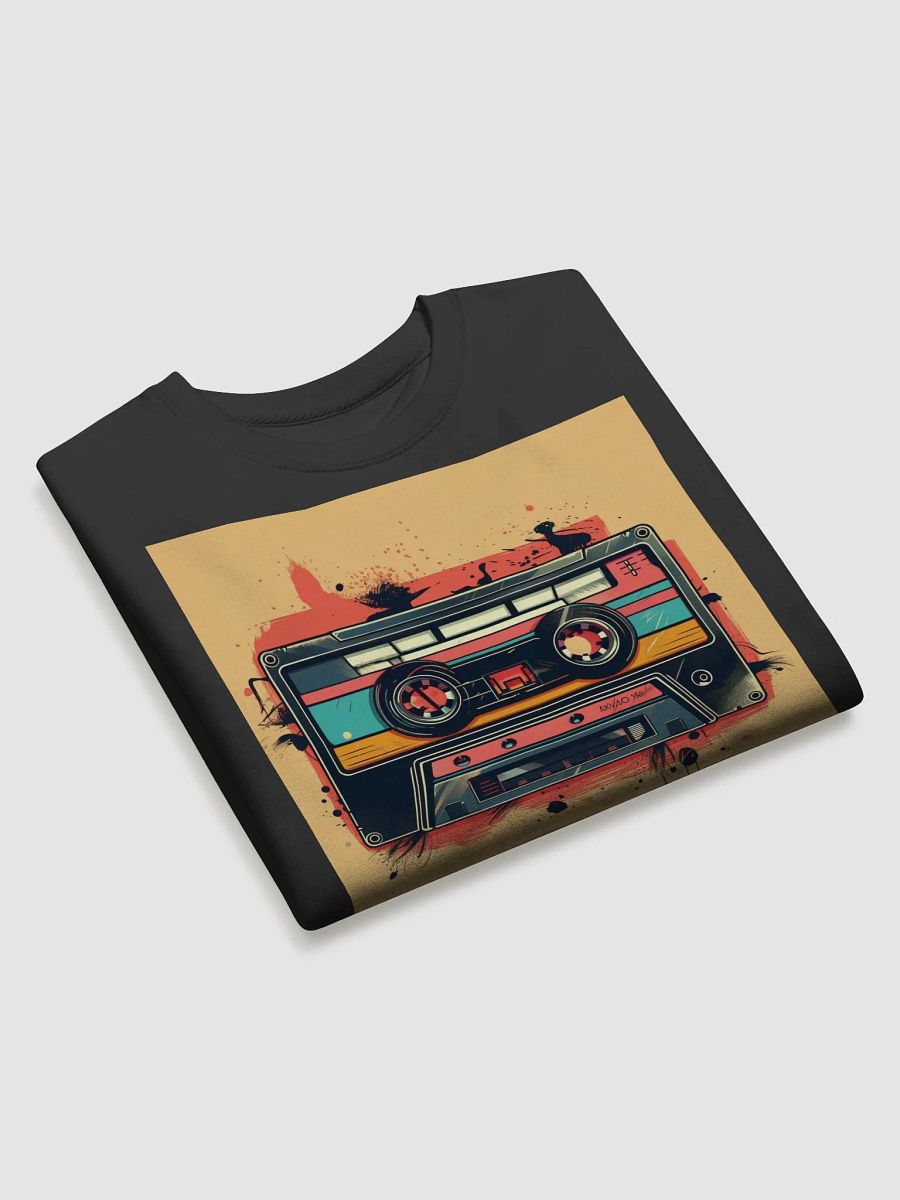 Retro Cassette Tape Splash Sweatshirt product image (3)