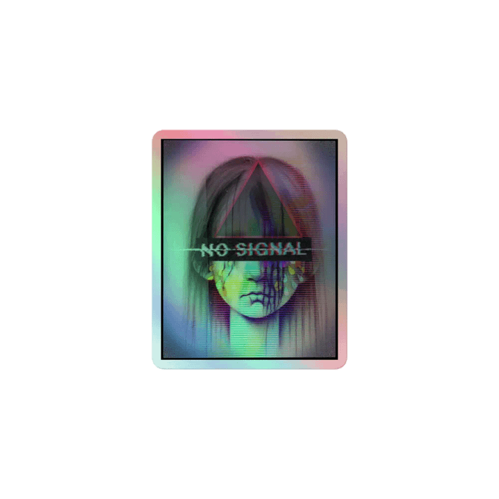 No Signal - Holographic Sticker Sheet product image (1)