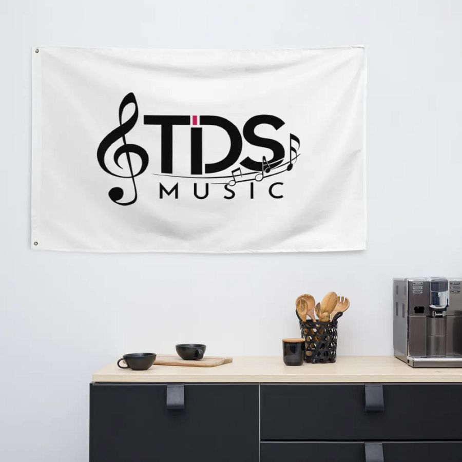 Exclusive TDS Music All-Over Print Flag - 34.5x56in Polyester with Music Design product image (7)