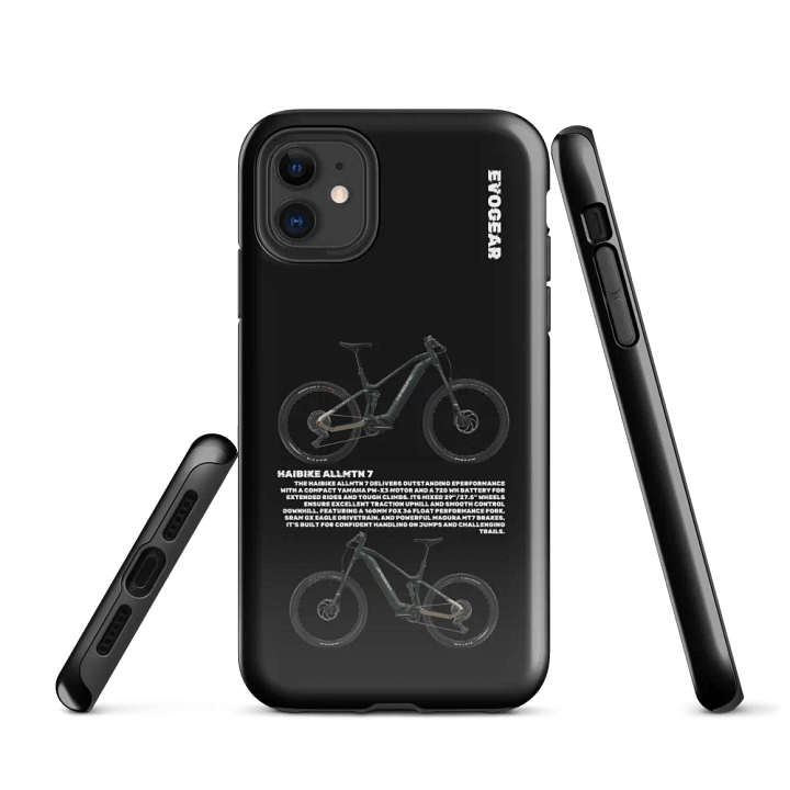 Black Haibike AllMTN 7 iPhone Case product image (1)