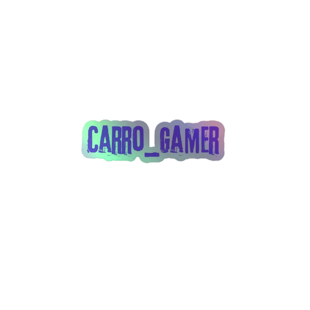 CARRO_gamer Holographic Sticker Sheet product image (1)