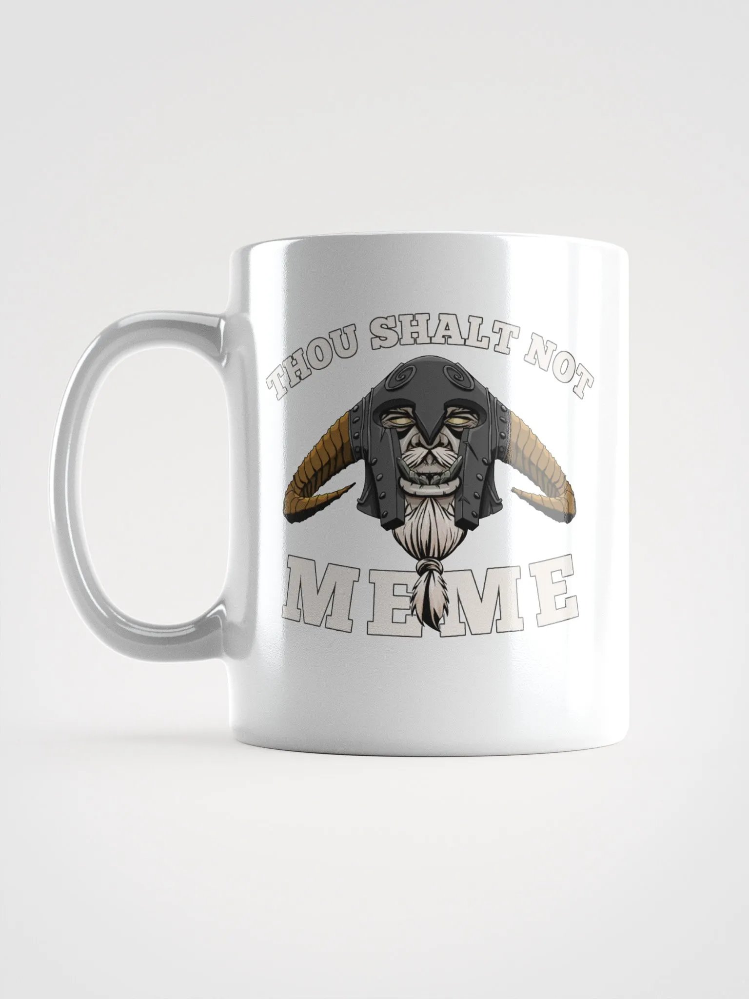 Thou Shalt Not Meme White Mug product image (5)