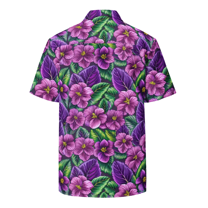 "Floral Harmony: African Violet Comfort Shirt product image (2)