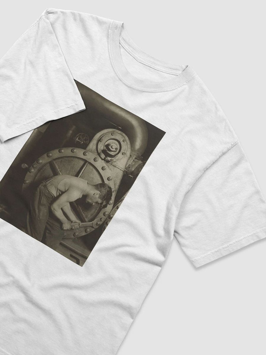 Steamfitter or Mechanic and Steam Pump by Lewis W. Hine (1921) - T-Shirt product image (3)