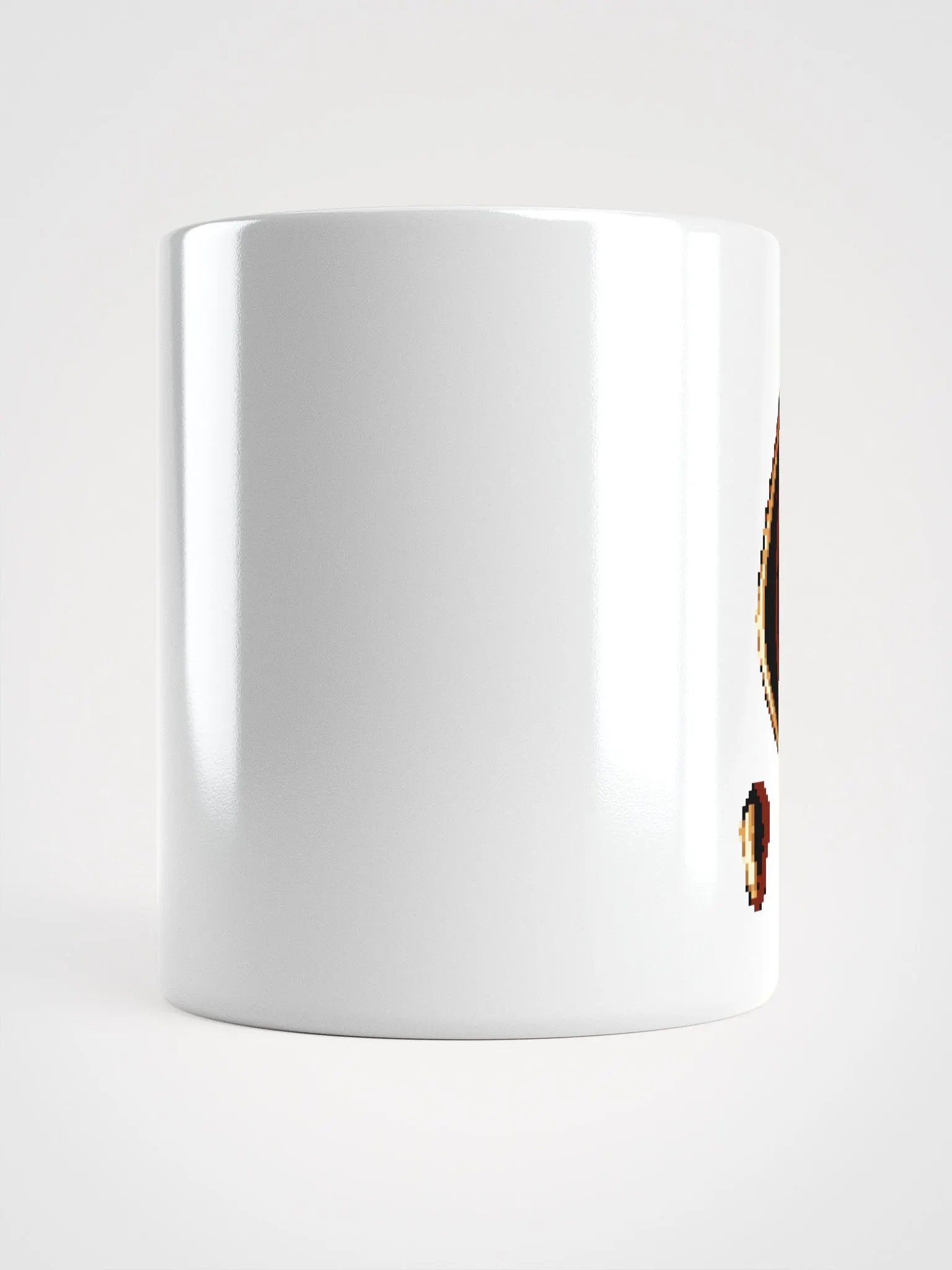 White Mug with Wax Style Symbol product image (6)