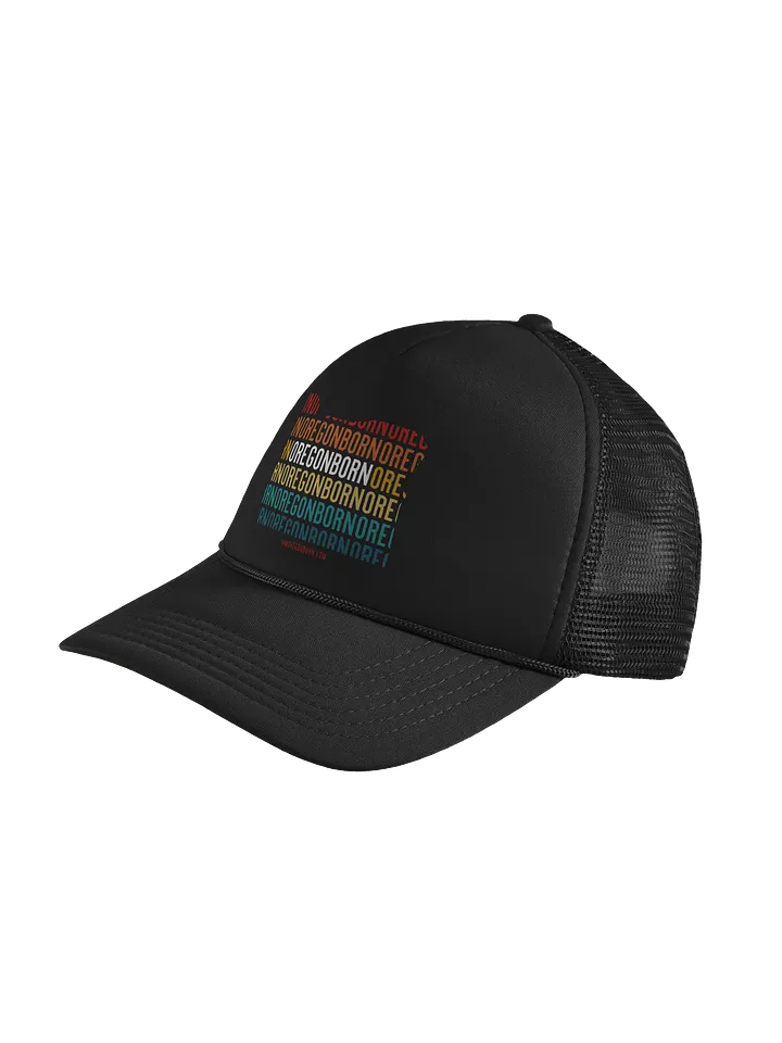OregonBorn Vintage Sunset Foam Trucker Hat product image (2)